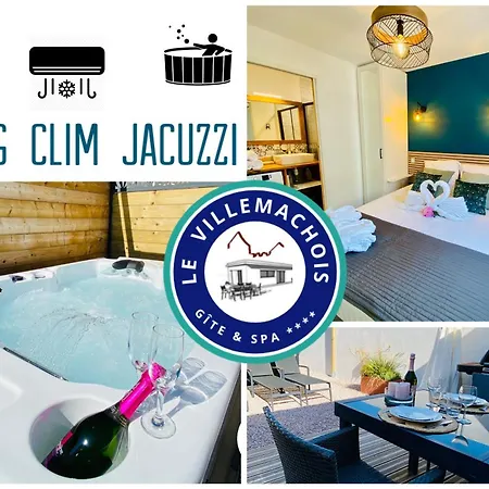 Gite & Spa Le Villemachois - 4 Etoiles - Jacuzzi Couvert - Calme Et Independant - Clim - Parking - 5 Min Carcassonne Villemoustaussou Exterior photo