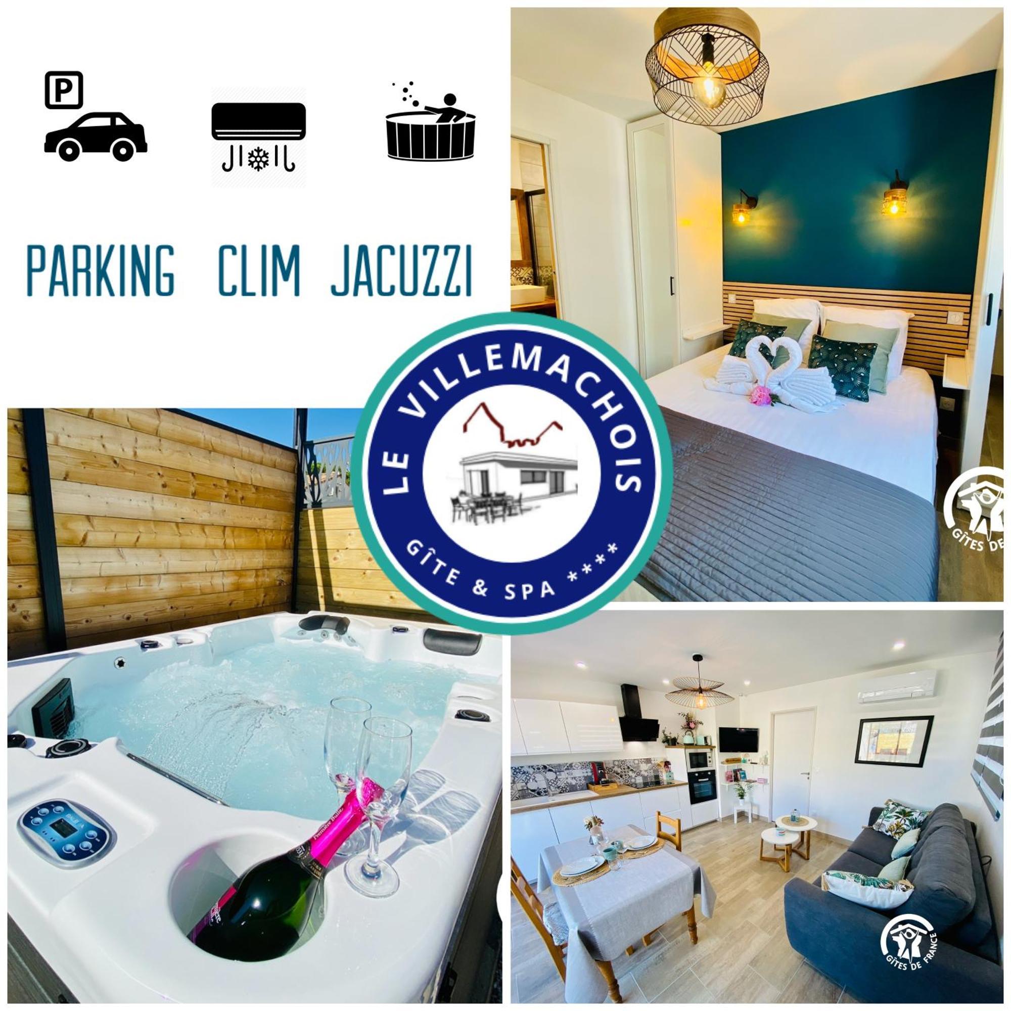 & Le Villemachois - 4 Etoiles - Jacuzzi Couvert - Calme Et Independant - Clim - Parking - 5 Min Carcassonne Holiday home