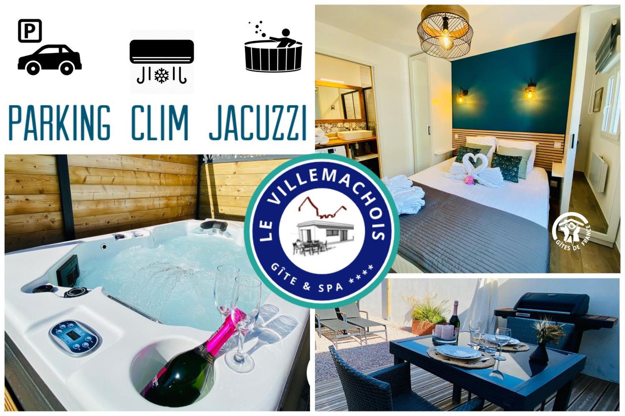 & Le Villemachois - 4 Etoiles - Jacuzzi Couvert - Calme Et Independant - Clim - Parking - 5 Min Carcassonne Holiday home *