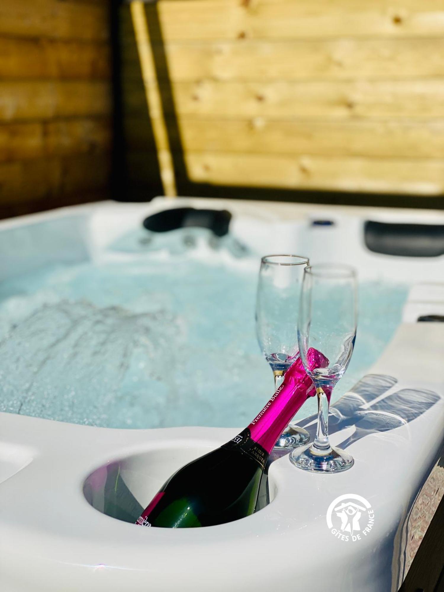 & Le Villemachois - 4 Etoiles - Jacuzzi Couvert - Calme Et Independant - Clim - Parking - 5 Min Carcassonne * Villemoustaussou